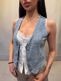 Gilet in denim