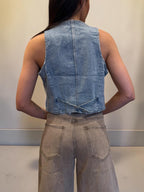 Gilet in denim