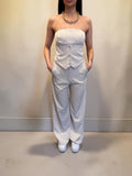 Coordinato Pantolone-Top Beige