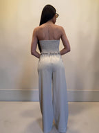 Coordinato Pantolone-Top Beige