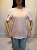 T-shirt lumina manica corta cotone