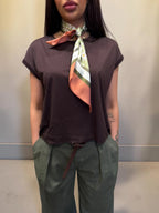 T-shirt manica corta taglio vivo