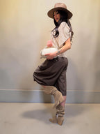 Bermuda balloon con elastico posteriore per un look casual