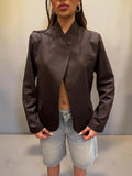 Giacca Blazer sfoderata con abbottonatura in diagonale