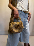 Borsa crochet con ciondolo