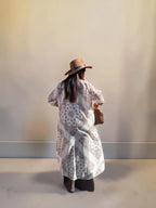 Cardigan lungo con decori