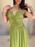 Vestito lungo stile romantico