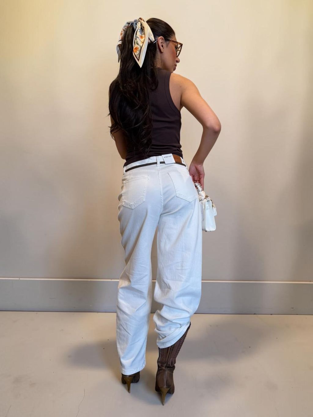 Jeans Balloon con cinturino